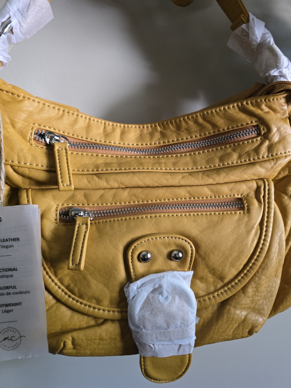 🔥 NWT Ampere Creations Bundle Women’s Yellow and Red Crossbody Shoulder Bags - Picture 6 of 8